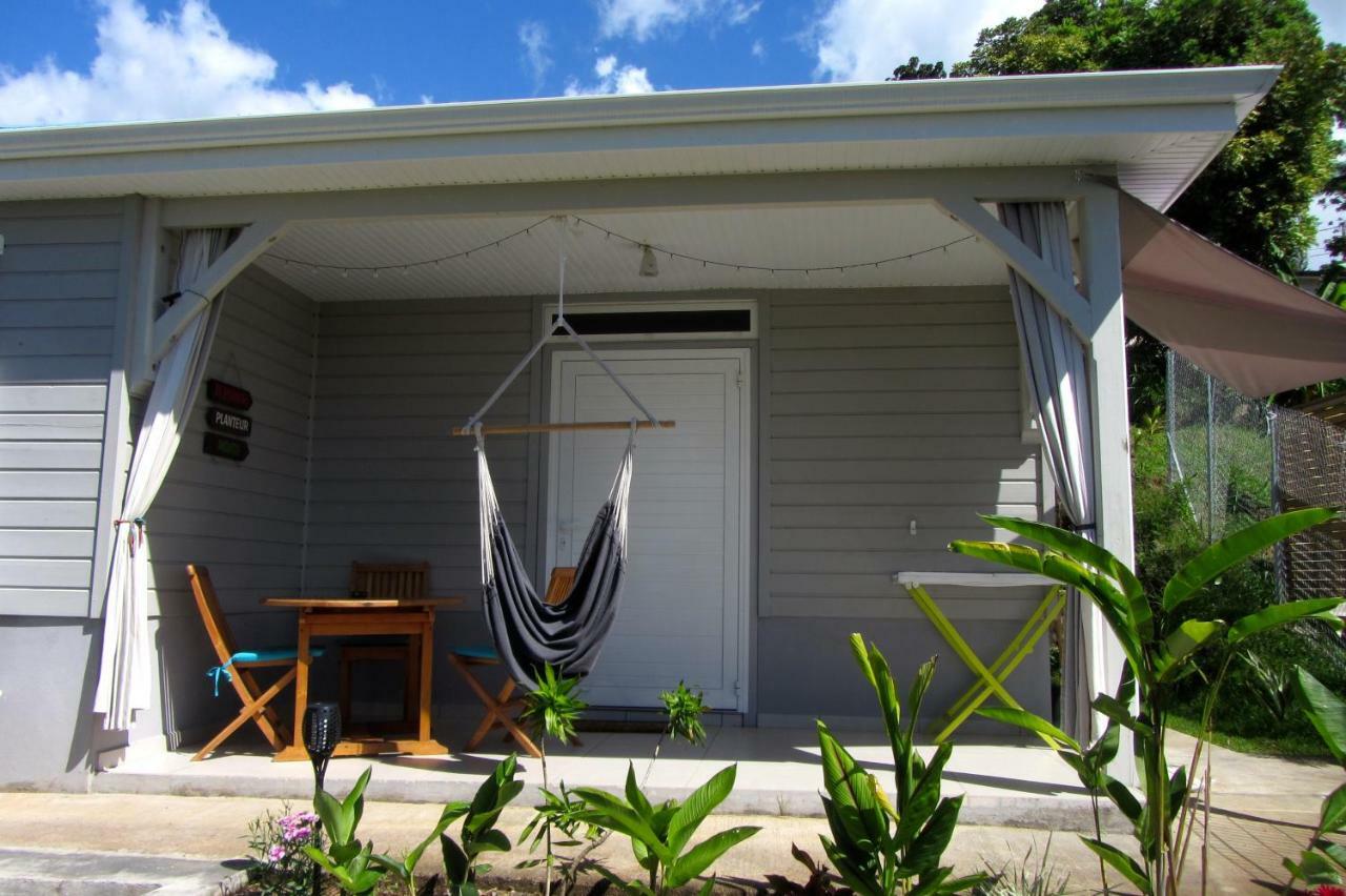 Or Bleu-Bungalow Volcan Soufriere-Vue Sur Mer Saint-Claude Ngoại thất bức ảnh